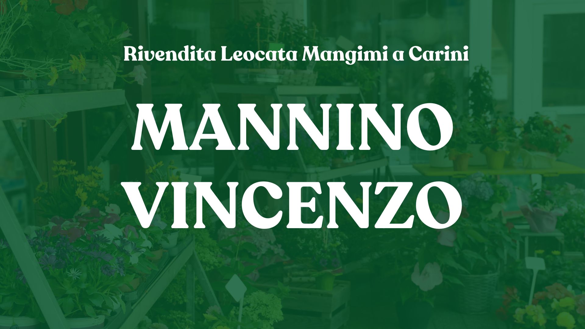 Rivendita Leocata Mangimi a Carini - Mannino Vincenzo